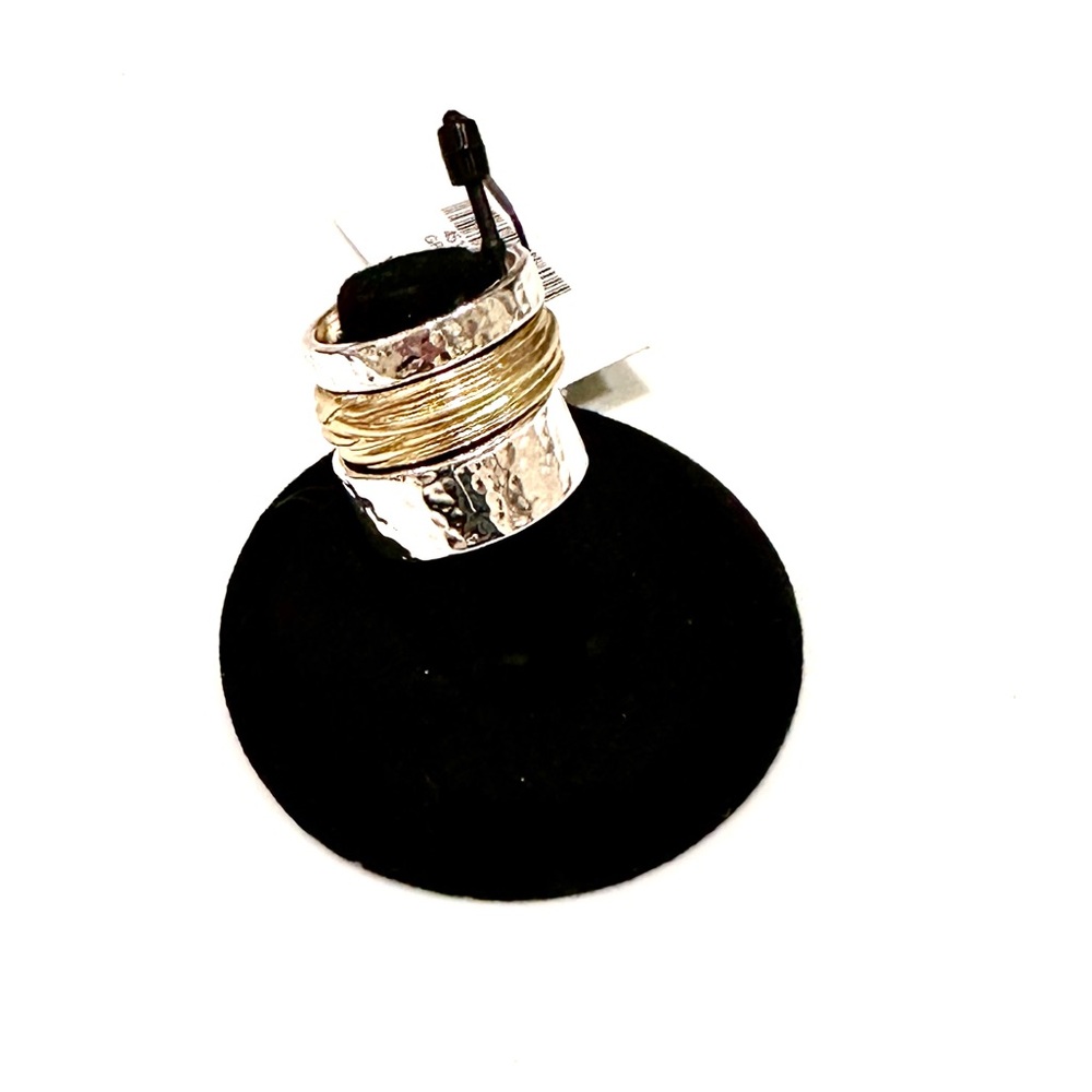 Chico's Mixed Metal Stackable Rings - Gold & Silver - Picture 10 of 11
